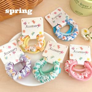 QIUZHISE | Candy-colored Flower Shaped Non-harmful Highly Elastic Hair Ties