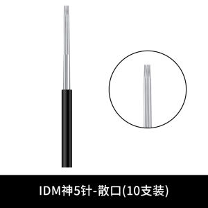 IDM Tattoo Magic Needle Mist Eyebrow Microblading Needles Semi-Permanent Eyebrow Tattoo Hand-Craft Tattoo Needle Wire Delicate round 3 Round 5 Pin 10 Pieces