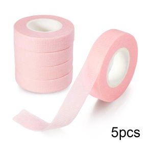 5 Rolls Mix Colors Micropore Eyelash Extension Tapes Professional Soft Medical Adhesive Non-woven Tapes For Lashes Makeup Tools