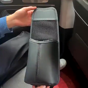 Car Back Side Seat Organizer Storage Leather Tissue Bag Box Holder Mesh Net Drink Phone Holder