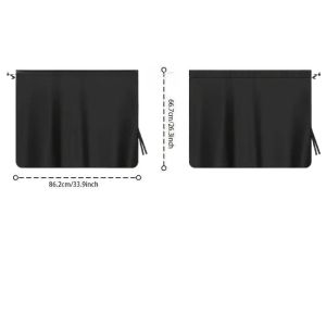 1/2/4pcs Car Privacy Curtain Set Window Shade for Travel Nap Night Camping Detachable Simple Curtain Vehicle sunshadeprivacy