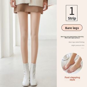 FENGTING | Leggings Tights Bare Look Natural Thickened Silk Stockings