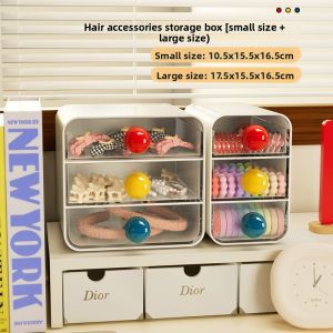 WEIAI | Large Capacity Hair Accessory Storage Box for Girls