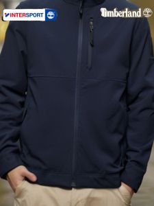 Timberland Mens Casual Windproof Softshell Jacket Outdoor Sports Clothing Leisure Weave Shell Coat Polyester Fiber A6AU4433