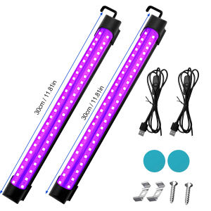 10W with concealed hooks black light tube 48 light bulbs ultraviolet black light curing lamp Halloween fluorescent lamp