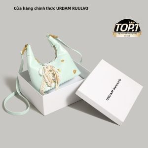URCDN RDALVO | Túi Đa Năng Màu Hồng Đơn Giản Dạng Bánh Bao Tote Đeo Vai