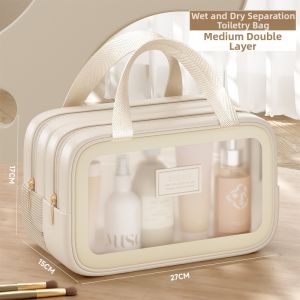 bicoy | Handy Large Capacity Waterproof Separate Cosmetic Bag