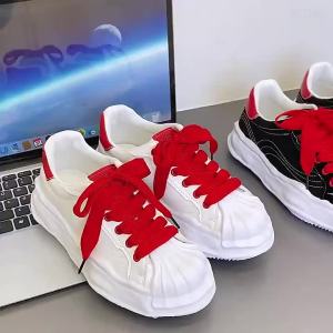 la Giày Daddy Giày Da Thoải Mái Bền Mặc Cho Nữ Giày Chạy Bộ Nhẹ Chống Trơn Trượt Kiểu Mỏng Thoáng Khí Mùa Thu Đế Dày Mẫu Thường Ngày