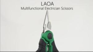 LAOA | LAOA Kéo Điện Đa Năng Dụng Cụ Tước Dây Thép Không Gỉ Cắt Crimper Mở Tay Cầm Cắt Cáp 6/7/8 Inch
