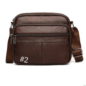 OK Hot Item Genuine Leather Sling Bag For Men/Women Leather Shoulder Bag Small Cowhide Corss Body Bag For Men And Women