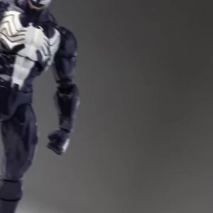 Genuine Mess Toys Venom Anime Action Figure Black Spider Man Lethal Neighbor Collectible Toys Birthday Gifts Adult Collection