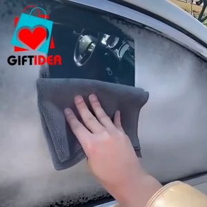 🔥SG LOCAL Seller🔥 Super Absorbent Car Drying Towel Suede Coral Velvet Double-sided Car Cleaning Cloth Multipurpose Towel
