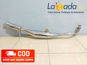 knalpot fizr f1zr force 1 standar racing full crom super garing kemrincing
