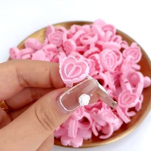 100pcs Eyelash Glue Rings Holder Cup Container Lashes Extension Supplies Accessories