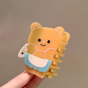 Adorable Little Shiba Inu Dog Clipper Sweet Fresh Style Shark Clamp Hair Accessories for Girls Cute Acetate Hairpins