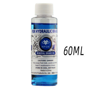 NFOX Mountain Bike Brake Oil 60ml DOT Hydraulic Disc Brake Fluid Compatible with Shimano MAGURA Tektro Bicycle Brake Systems