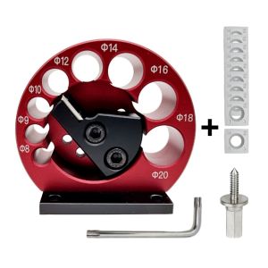 Bộ Dụng Cụ Tạo Lỗ Tròn 8 Lỗ 8mm-20mm Dụng Cụ Khoan Gỗ Bằng Máy Khoan Điện Có Lưỡi Cắt Cacbua Mũi Khoan Tâm Phụ Trợ Cho Thanh Tròn