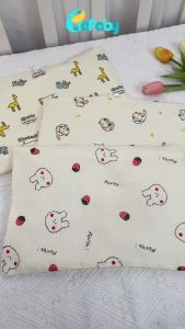 Gối Đầu Cho Bé Sơ Sinh BAFABY Vải Xô Muslin An Toàn Thấm Hút Tốt Họa Tiết Động Vật Đáng Yêu 348
