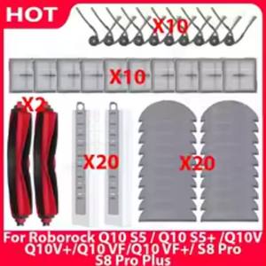 Roborock | Fit For Roborock Q10 S5 / Q10 S5+ /Q10V/Q10V+/Q10 VF/Q10 VF+/ S8 Pro/S8 Pro Plus Parts Main Side Brush Filter Mop Cloth Dust Bag