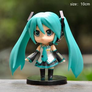 Bandai | 2026-The New Hatsune Miku Figure Mini Character Ornaments Kawai Pink Green Hatsune Home desk Decoration Adult Toy