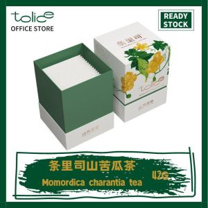 in stock 42g 山苦瓜茶 减肥茶 降血糖 苦瓜茶茶包 减肥食品 礼盒盒装 Slimming Tea Weight Loss Bitter Gourd Tea 0 Fat 0 Calories Health Tea Bag
