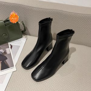 YX | Height-Increasing Square Toe Chelsea Boot
