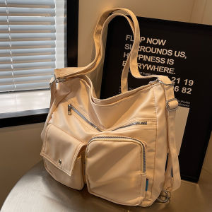 Large Capacity Nylon Womens Tote Bag 2026 New Style Autumn Winter Versatile Single Shoulder Crossbody Bag Multi-Function Commuter Bag