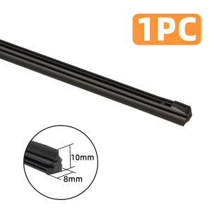 Yitong 1PC Windshield Wiper Rubber Strip Suitable Fit For 3 Section Wiper Blade Natural Rubber 14"16"17"18"19"20"21"22"24"26"28"