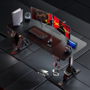 Bàn Gaming Gỗ Cỡ Lớn Điều Chỉnh Chiều Cao 2m