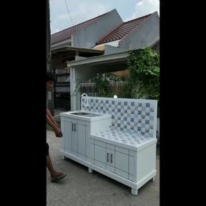 (FREE ONGKIR) Rak Kompor Wastafel 4 Pintu