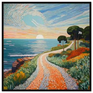 Tranh treo tường tranh dán tường phong cảnh bờ biển đẹp. CGI - 164