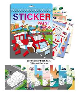 Kids sticker painting puzzle book puzzles animal unicorn travel activity craft set birthday goodie