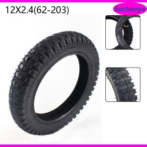 12 inch 12x2.40(64-203) Inner and Outer Tyre 12x2.4 Pneumatic Tire for Kids Bike Childrens Bicycle Accessories