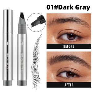 Waterproof Long Lasting 4D Eyebrow Pen Microblade Tinted Smudge Proof Liquid Tip for Natura