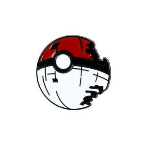 Bandai | 1 Anime Thổ Cẩm Poké Bóng Men Pin Huy Hiệu Kim Loại Sáng Tạo Phiêu Lưu Trang Sức Cho Quần Áo Ba Lô Phụ Kiện Quà Tặng Cho Người Lớn