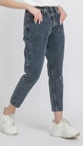 (COD) CELANA JEANS WANITA BOYFRIEND HIGHWAIST - Kain Tebal Halus, Warna Tidak Luntur - Model Panjang 90 cm - Size 27-33