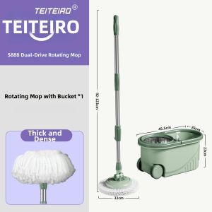 TEITEIRO | Rotary Self-wringing Mop