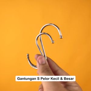Bintang Makmur - Cantolan Hook S Stainless Cantelan Hanger Baju S Pelor Besar Multifungsi