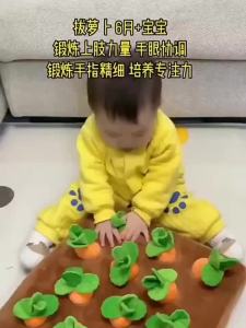 TANGJIUGONG | Đồ Chơi Gặm Nhai Giáo Dục Hình Cà Rốt
