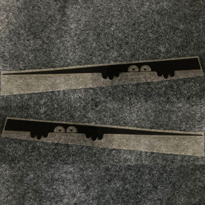 Car Body Stickers Decorative Eye-Spy Waterproof Reflective Hollow out Car Decals Glue-On Auto Accessories Interior Decoration