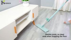 Smart Mop 360 Rotating Lengthen Flat Mop Free Hand Washing Flat Mop Cleaner Lazy Household Cleaning Squeeze Mop