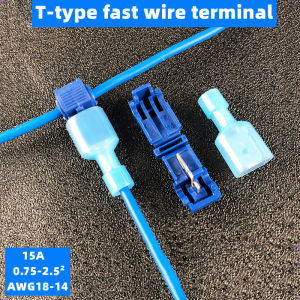 50 PCST-shaped Crimp TerminalElectrical ConnectorConnection ClampsQuick-Free Stripping PlugsCable Connector Plug