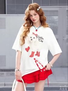 unifree | Áo Thun Form Rộng Phong Cách Thư Giãn Bằng Cotton