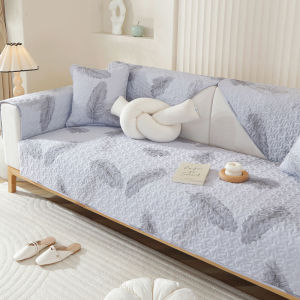 Cotton Sofa Cushion Love Heart Simplicity Living Room Seat Cushions Pure Cotton Gray Non Slip Cover Towel Backrest Neutral All Year Round Sofa Cushion