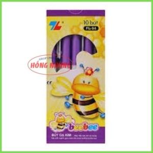 [ MUA 3 TẶNG 1] Sét 03 Cây Bút Dạ Kim Beebee FL-04 Màu Tím