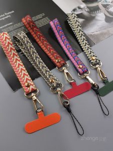 Durable Woven Phone Strap Short Handheld Band for Men And Women Premium Quality Keychain Mobile Phone Holder Anti-Loss