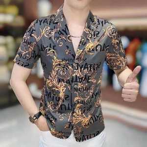 Slim Fit Casual Summer Mens Suit Jacket Lightweight Short Sleeve Luxury Iron Free Thin Style Upper Apparel for Youth