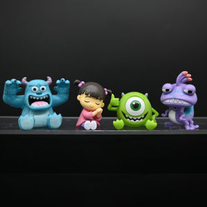 Herocross | Q Version University Monsters Inc Anime Figures Michael Wozosky Randall Boggs Model Toys Kids Christmas Gift