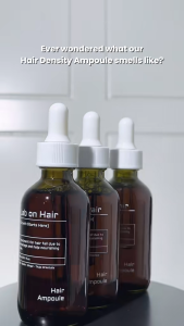 LAB ON HAIR B1T1 Combo Bundle Anti Hairfall Ampoule 60ml x 2pcs - Serum Boost for Healthy Hair Growth Hair Care Treat Reduces Hairloss with PDO Biotin Aminexil Ginger
