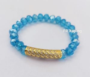 FR XUPING GELANG MANIK MANIK KRISTAL CEKO UKURAN 8 MM PERHIASAN FASHION WANITA